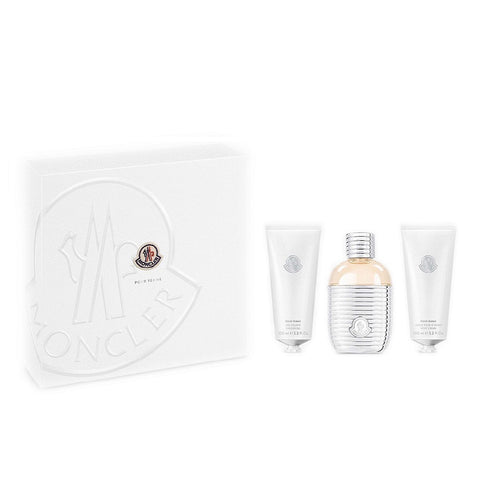 Moncler Pour Femme Gift Set 100ml EDP + 100ml Shower Gel + 100ml Body Lotion - PerfumezDirect®