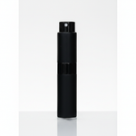 8ml matte black twist spray atomiser perfume sample bottle by Perfume Direct London