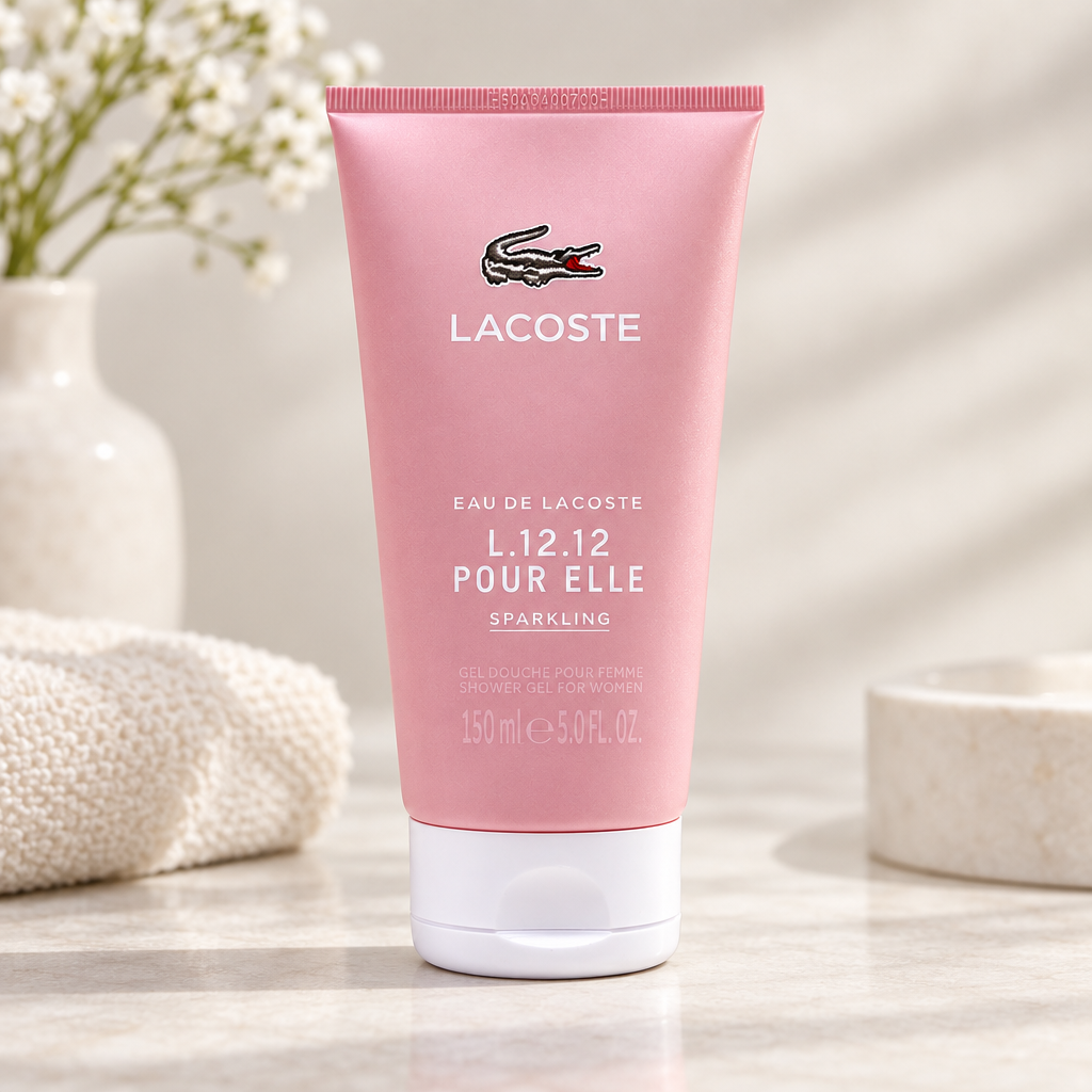 Lacoste L.12.12 Pour Elle Sparkling Shower Gel 150ml soft-daylight perfumez direct
