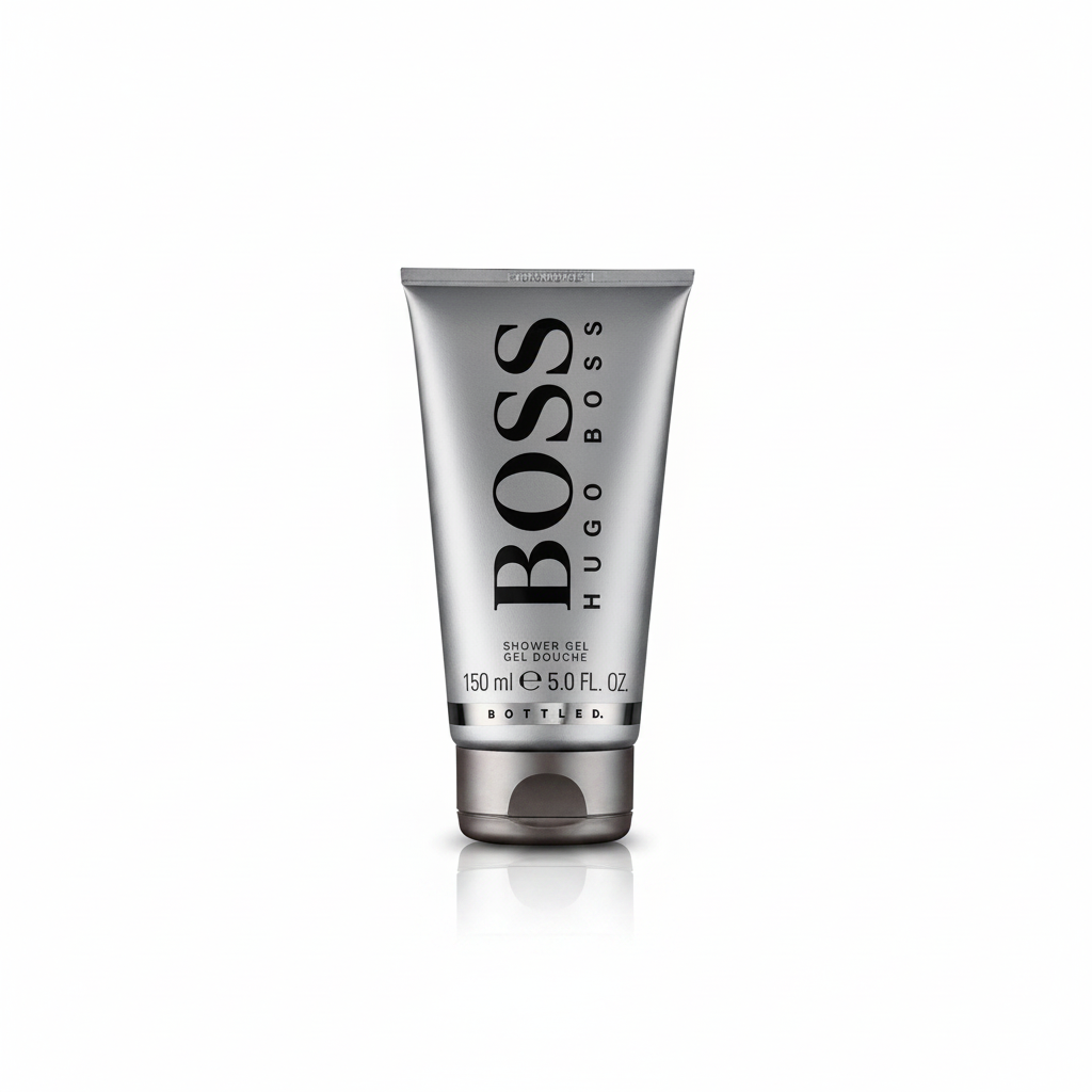 Hugo Boss Bottled Shower Gel 150 ml in a square social media product image
