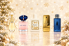Luxury Christmas fragrance gift sets featuring Dior J'adore, Giorgio Armani My Way, Gucci Bloom, Paco Rabanne 1 Million and Dolce & Gabbana K — shop designer perfume gifts at Perfumez Direct