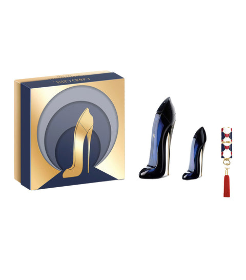 Carolina Herrera Good Girl Gift Set 50ml EDP + 7ml EDP + Mini CH Deluxe Lipstick - PerfumezDirect®