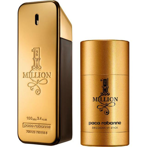 Paco Rabanne 1 Million Gift Set 100ml EDT Spray + 75ml Deodorant Stick - PerfumezDirect®