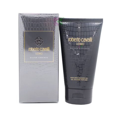 Roberto Cavalli Uomo Silver Essence Perfumed Shower Gel 150ml - PerfumezDirect®