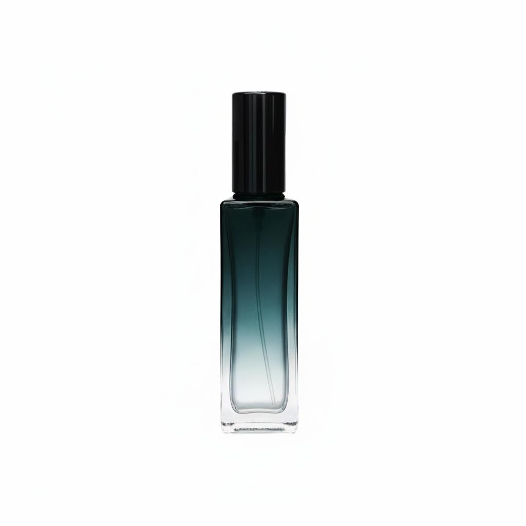 10ml fragrance sample spray bottle gradient glass with black cap by Perfumez Direct 