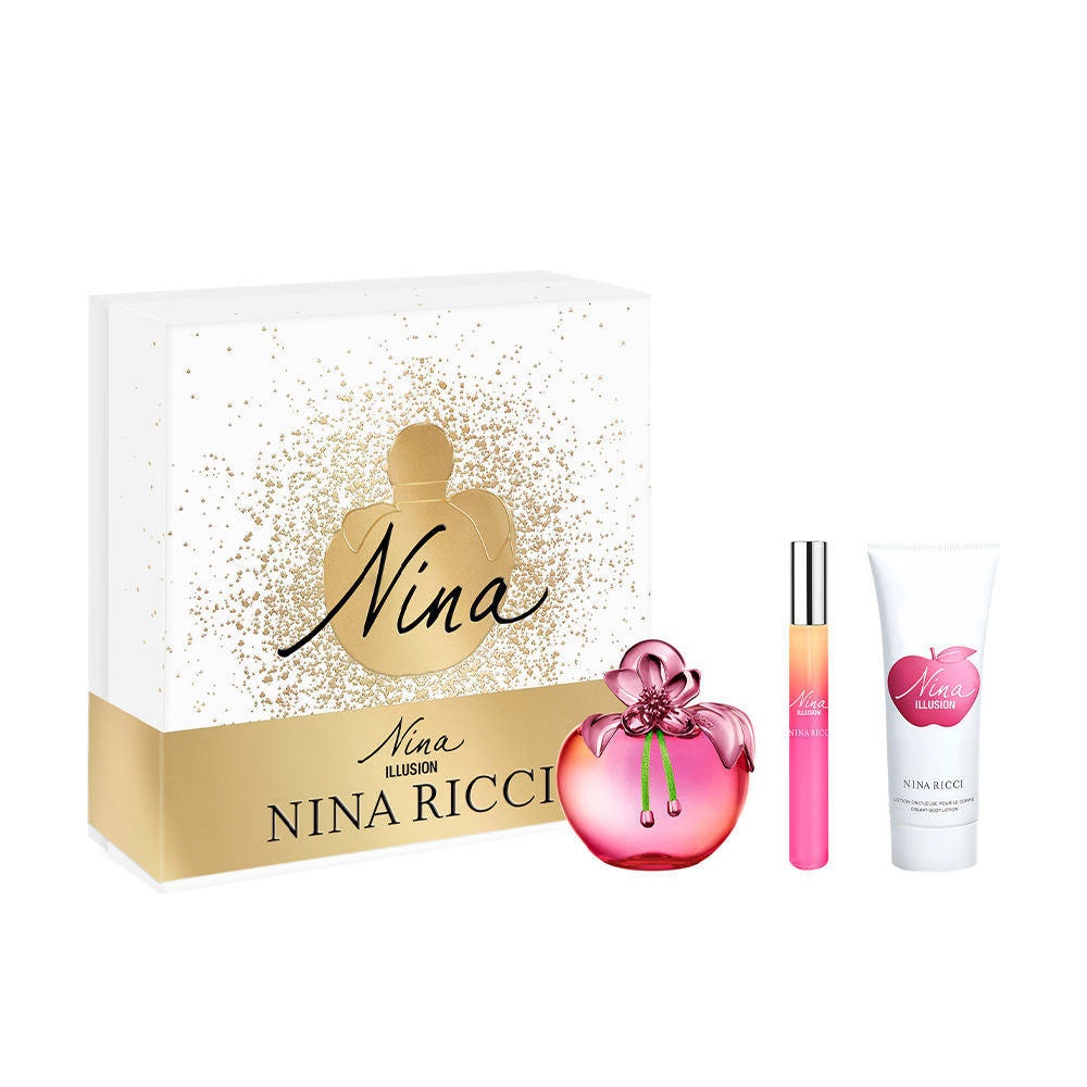 Nina Ricci Nina Illusion Gift Set 80ml EDP + 10ml EDP + 75ml Body Lotion