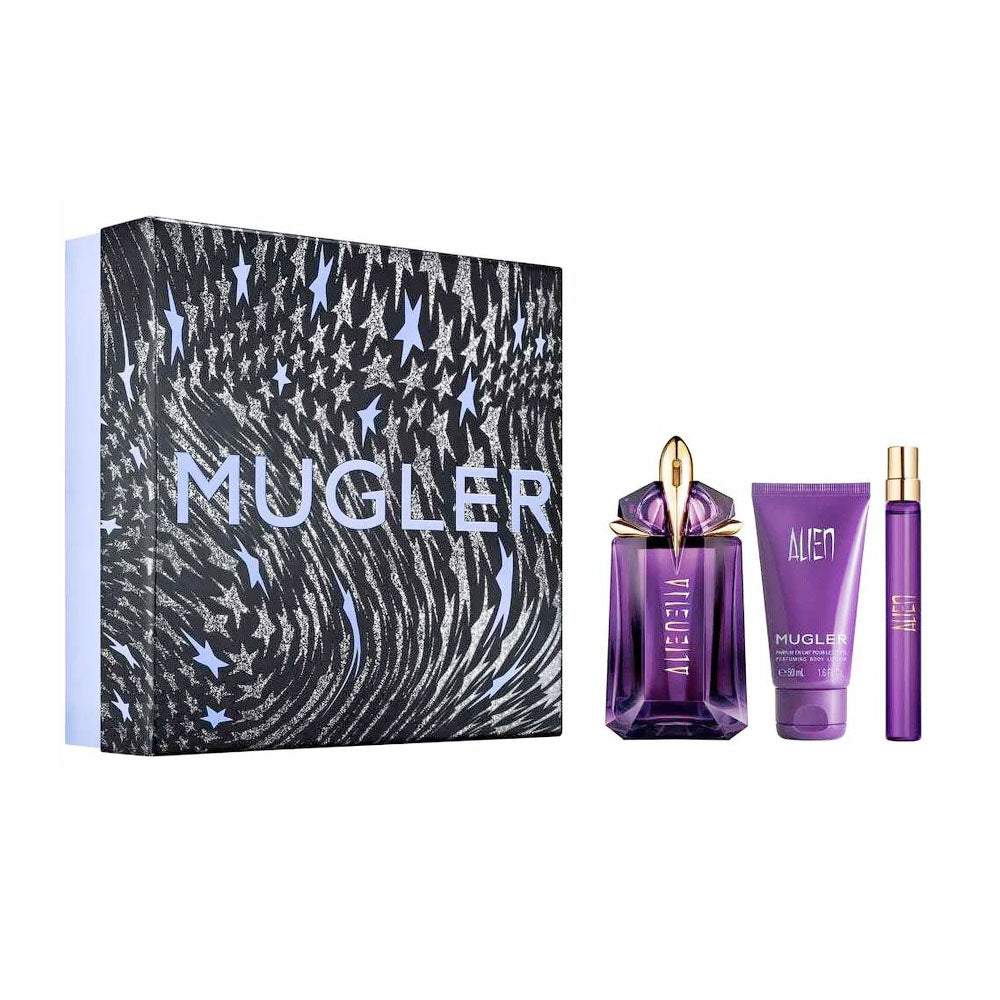 Thierry Mugler Alien Edp Spray 60ml Body Lotion Set 3 Pieces