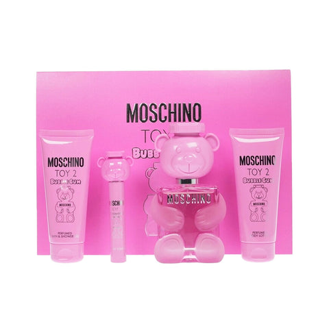 Moschino Toy 2 Bubble Gum Gift Set 100ml EDT + 100ml Shower Gel + 100ml Body Lotion + 10ml EDT