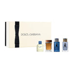 Dolce & Gabbana Miniatures Gift Set - K Pour Homme EDT - 5ml - K Pour Homme EDP - 5ml -The One Pour Homme EDT - 5ml - Light Blue Pour Homme EDT - 4.5ml