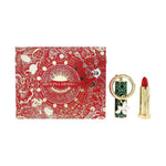 Carolina Herrera Fabulous Kiss Satin Lipstick Gift Set 310 Red Carolina Lipstick + Green Waves Lipstick Cap