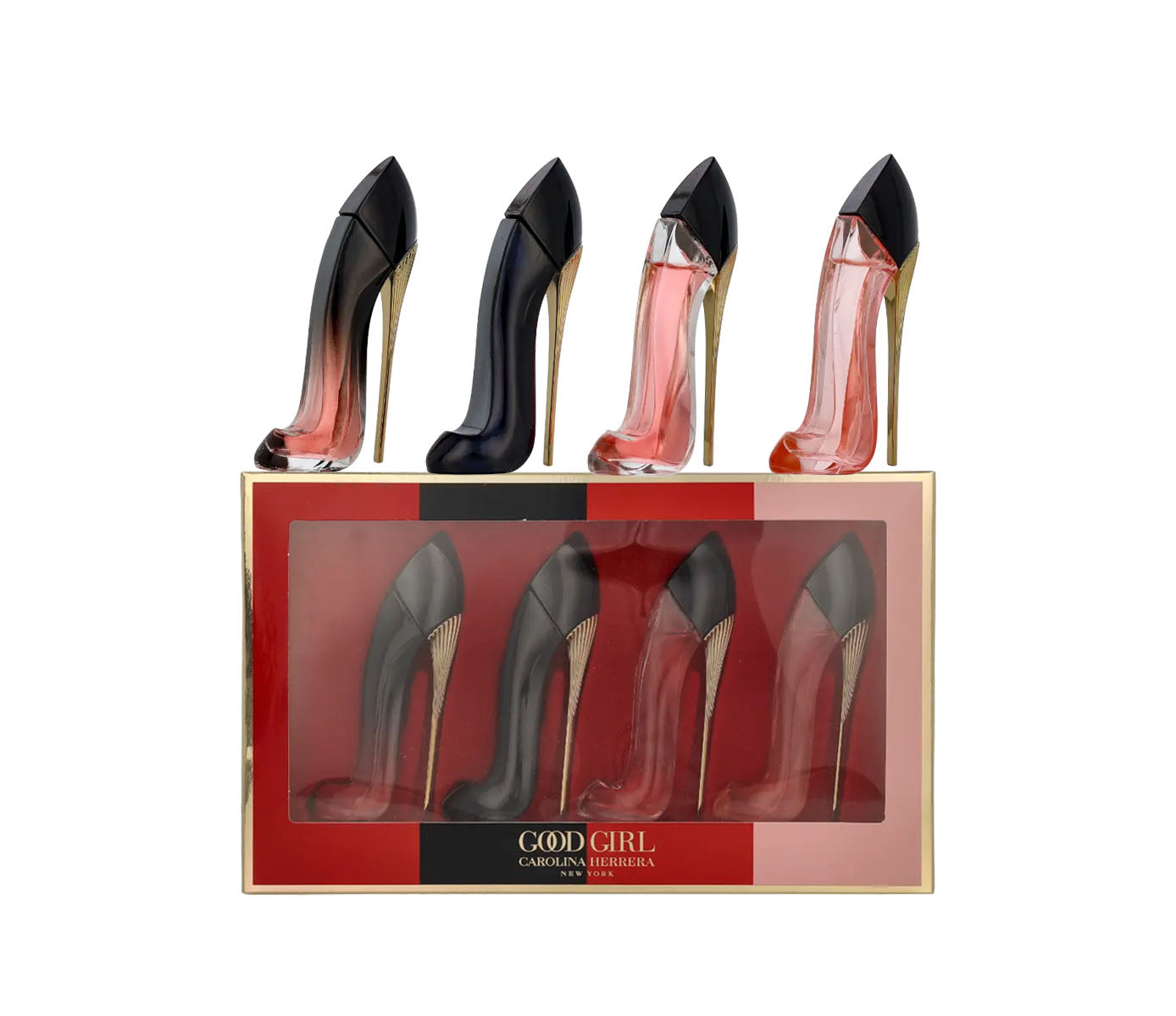Carolina Herrera Good Girl Miniature Gift Set – 4x7ml EDP | Luxury