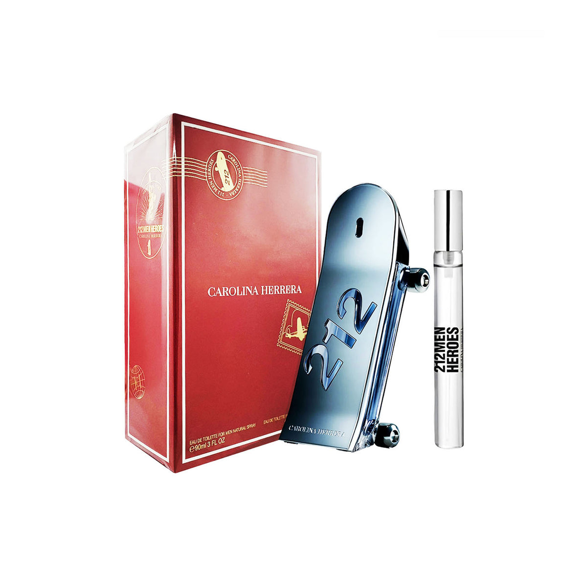 Carolina Herrera 212 Heroes Gift Set 90ml EDT + 10ml EDT