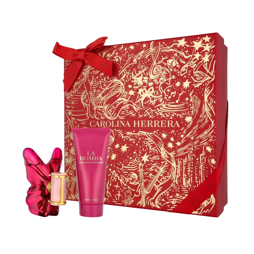 Carolina Herrera La Bomba Edp Spray 50ml + Body Lotion 100ml Gift Set