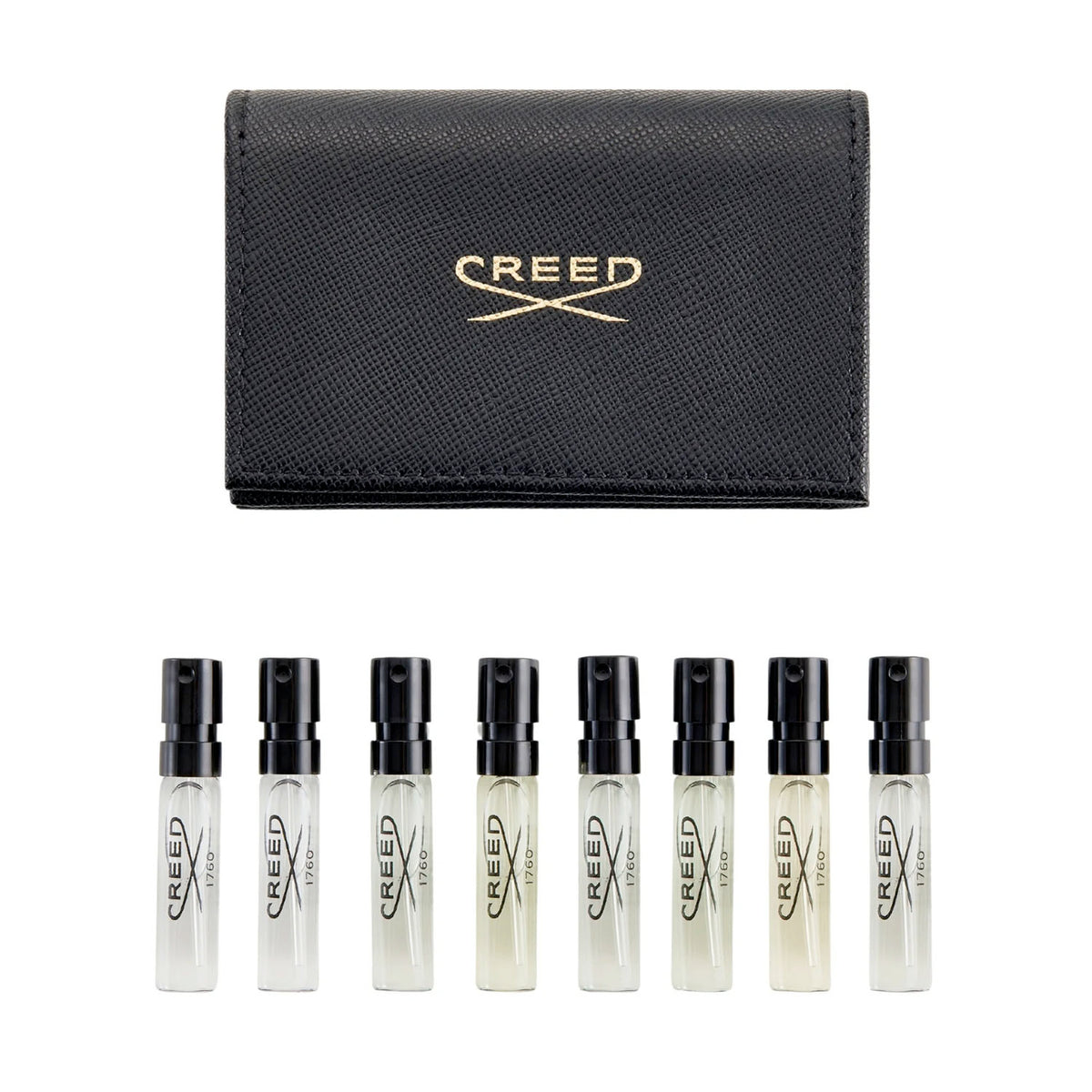 Creed Men's Leather Mini Wallet 8 x 1.7ml Gift Set