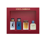 Dolce & Gabbana Men Miniatures Gift Set 5ml K EDP + 5ml K EDT + 5ml The One EDP + 5ml Light Blue EDT