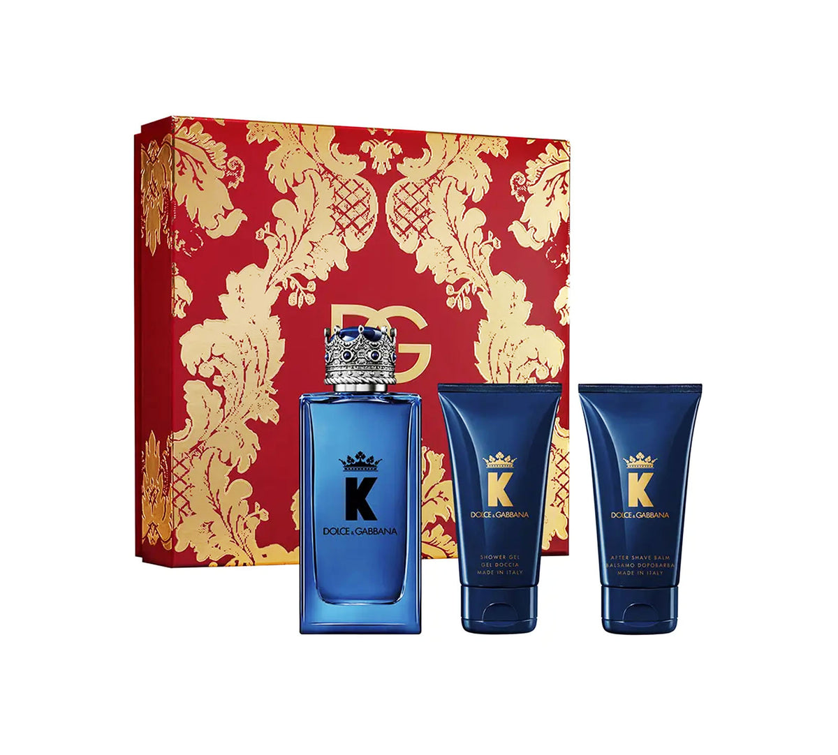 Dolce & Gabbana K Gift Set 100ml EDP + 50ml After Shave Balm + 50ml Shower Gel