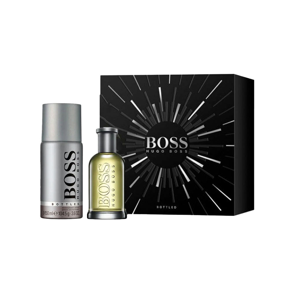 Hugo Boss Bottled Giftset EDT Spray 50ml + Deodorant Spray 150ml