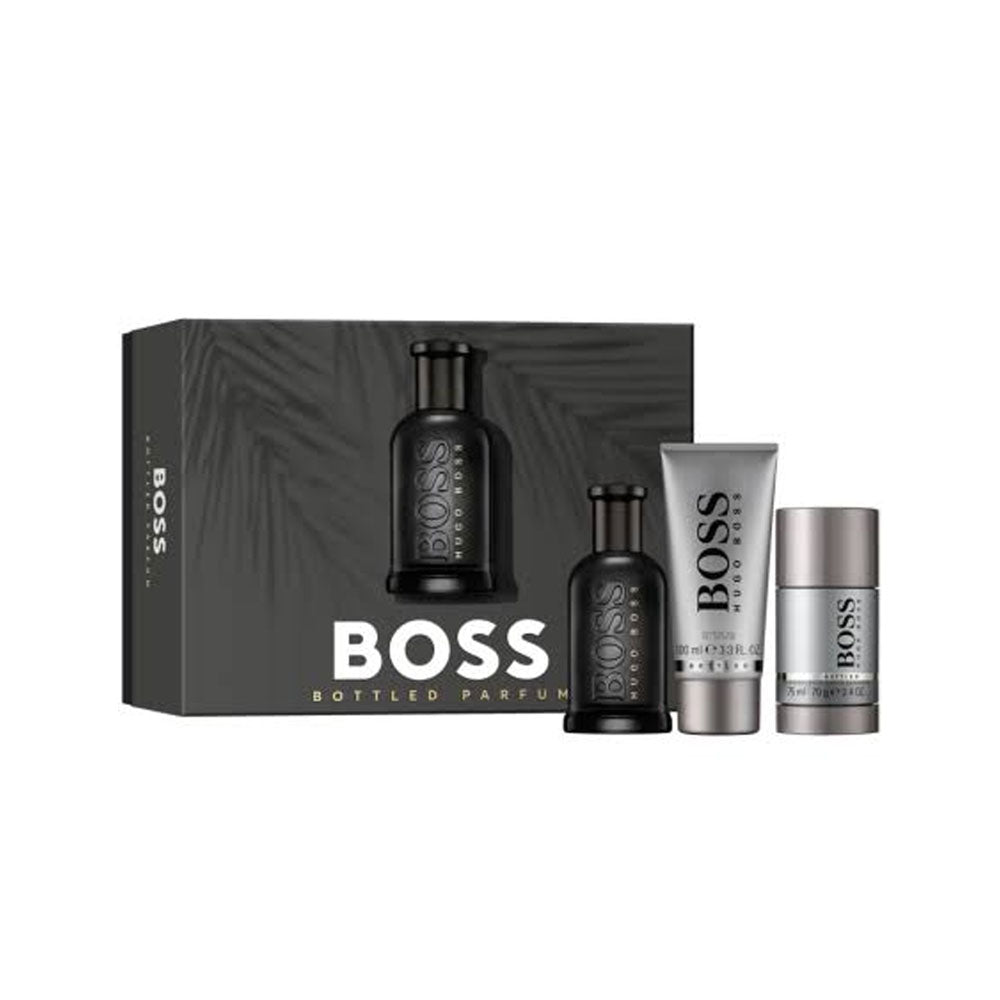 Hugo Boss Boss Bottled Parfum Gift Set 100ml EDP + 100ml Shower Gel + 75ml Deodorant Stick