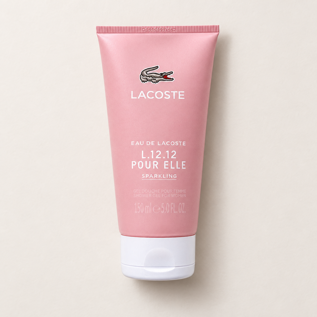 Lacoste L.12.12 Pour Elle Sparkling Shower Gel 150ml -flat-lay