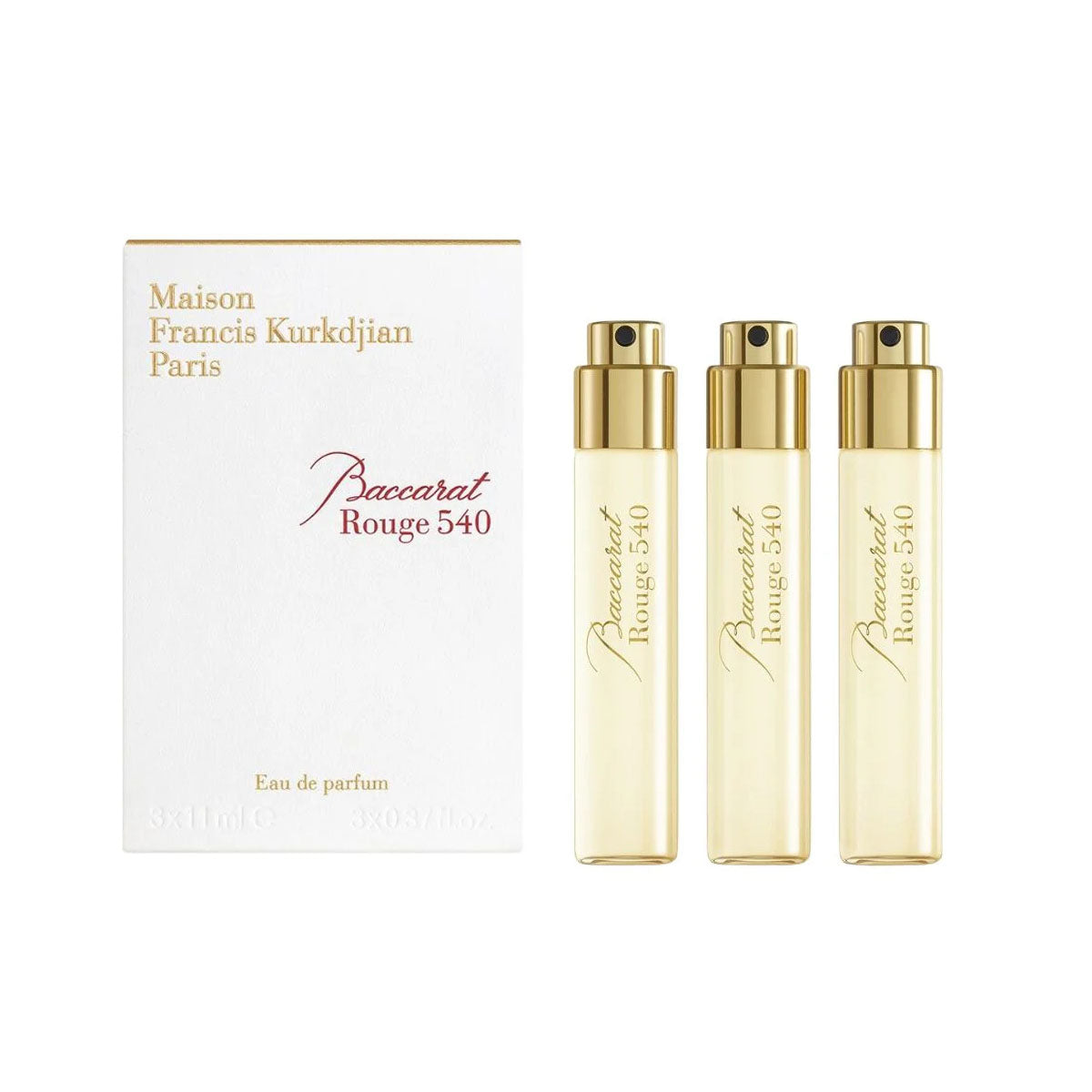 Maison Francis Kurkdjian Baccarat Rouge 540 Eau de Parfum 11ml x 3 Refill