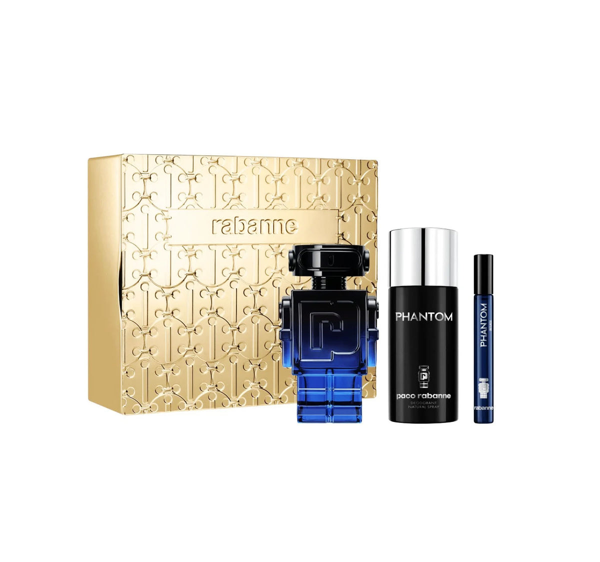 Paco Rabanne Phantom Intense Gift Set 100ml EDP + 10ml EDP + 150ml Deodorant Spray