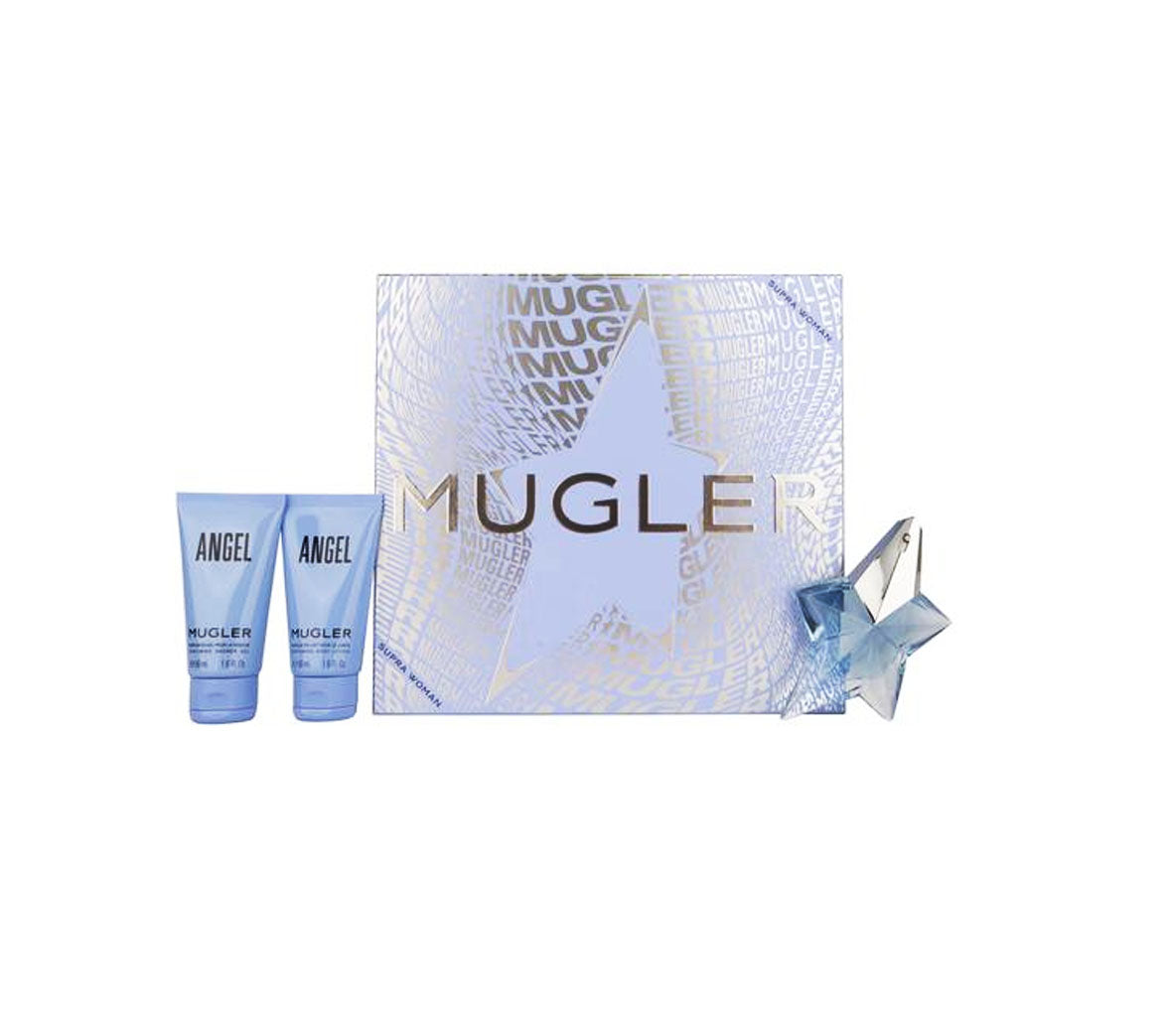 Thierry Mugler Angel Gift Set 25ml EDP Refillable + 50ml Body Lotion + 50ml Shower Gel