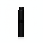 8ml matte black twist-and-spray signature atomiser — refillable travel perfume spray bottle Perfumez Direct