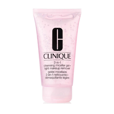 Clinique 2-IN-1 cleansing micellar gel + light makeup remover 150 ml - PerfumezDirect®
