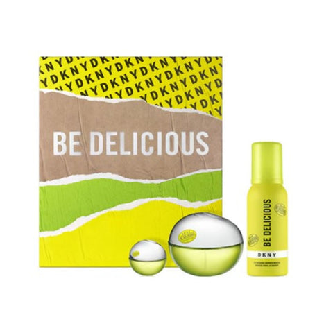 Donna Karan Be Delicious Eau De Parfum Spray 100ml Set 3 Pieces 2020 - PerfumezDirect®