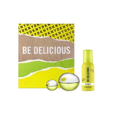 Donna Karan Be Delicious Eau De Parfum Spray 50ml Set 3 Pieces 2020 - PerfumezDirect®