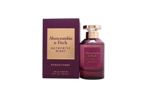 Abercrombie & Fitch Authentic Night Eau de Parfum 100ml Spray - PerfumezDirect®