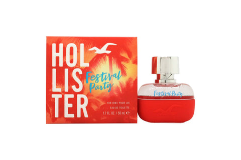 Hollister Festival Party Pour Lui Eau de Toilette 50ml Spray - PerfumezDirect®