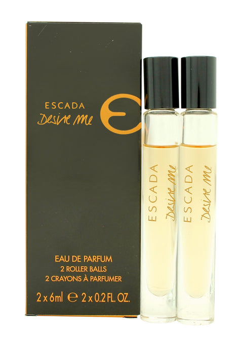 Escada Desire Me Miniature Gift Set 2 x 6ml EDP Roll On - PerfumezDirect®