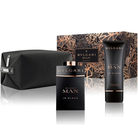 Bvlgari Man In Black Eau De Perfume Spray 100ml Set 3 Pieces 2019 - PerfumezDirect®