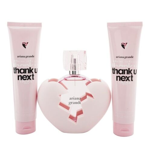 Ariana Grande Thank U, Next Gift Set 100ml EDP + 100ml Body Lotion + 100ml Shower Gel - PerfumezDirect®