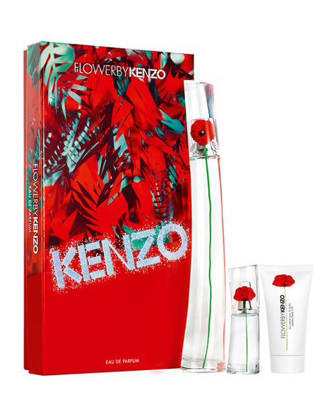 Kenzo Flower Eau Parfum 100ml Leche Corporal 50ml Eau Parfum 15ml - PerfumezDirect®
