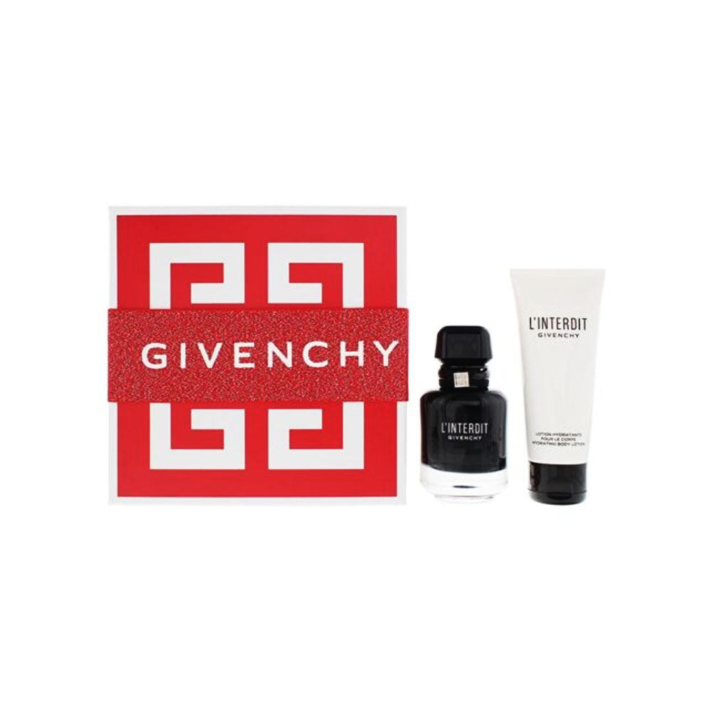 Givenchy L Interdit Eau de Parfum Intense Gift Set 50ml EDP + 75ml Body Lotion - PerfumezDirect®