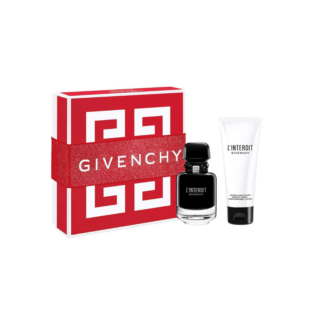 Givenchy L Interdit Eau de Parfum Intense Gift Set 50ml EDP + 75ml Body Lotion - PerfumezDirect®