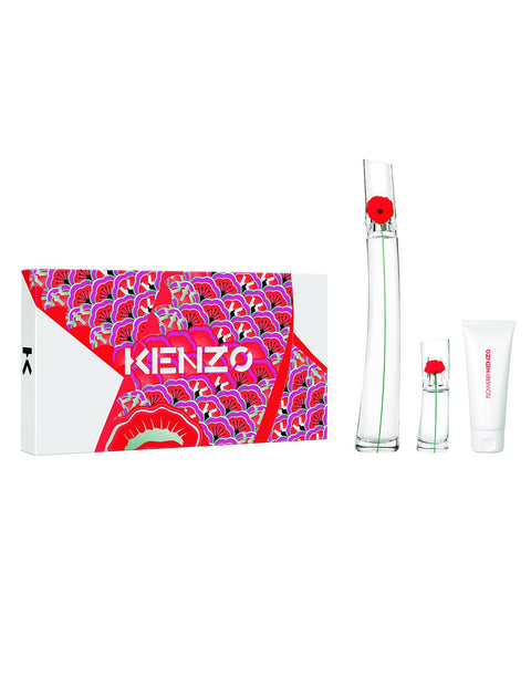Flower by Kenzo Edp 100 Spray Gift Set 3 Pieces 2022 - PerfumezDirect®