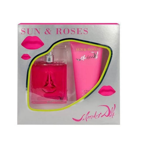 Salvador Dali Sun & Roses Eau De Toilette Spray 50ml Set 2 Pieces 2020 - PerfumezDirect®