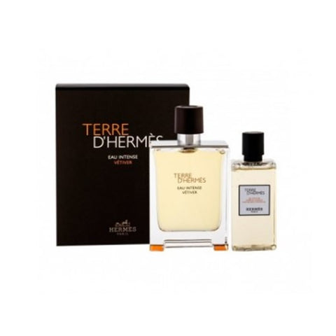 Hermès Terre D Hermès Eau Intense Vétiver Eau De Parfum Spray 100ml Set 2 Pieces 2020 - PerfumezDirect®