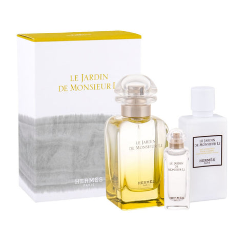 Hermès Le Jardin De Monsieur Li Eau De Toilette Spray 50ml Set 3 Pieces - PerfumezDirect®