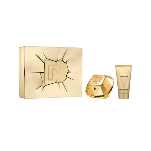 Paco Rabanne Lady Million Eau De Perfume Spray 50ml Set 2 Pieces 2018 - PerfumezDirect®