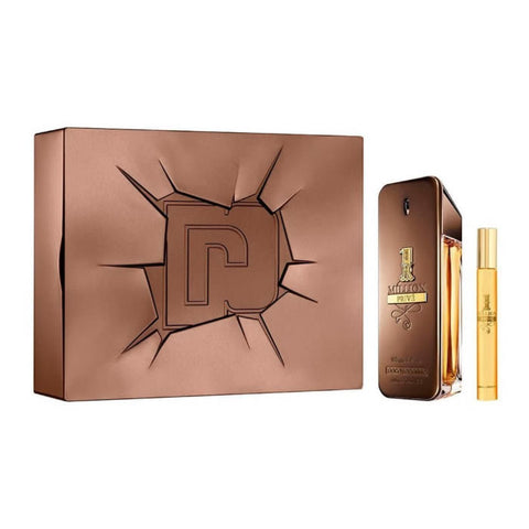 Paco Rabanne One Million Privé Eau De Perfume Spray 100ml Set 2 Pieces 2019 - PerfumezDirect®