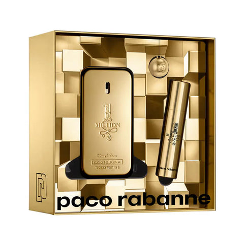 Paco Rabanne 1 Million Eau De Toilette Spray 50ml Set 2 Pieces 2019 - PerfumezDirect®