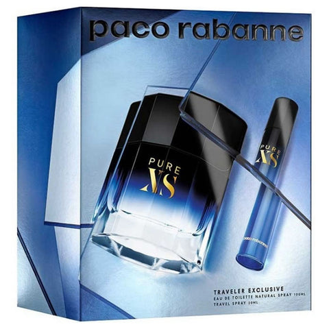 Paco Rabanne Pure Xs Eau De Toilette Spray 100ml Set 2 Pieces - PerfumezDirect®