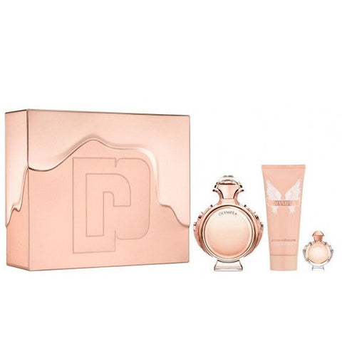 Paco Rabanne Olympea Eau De Parfum Spray 50ml Set 3 Pieces 2019 - PerfumezDirect®