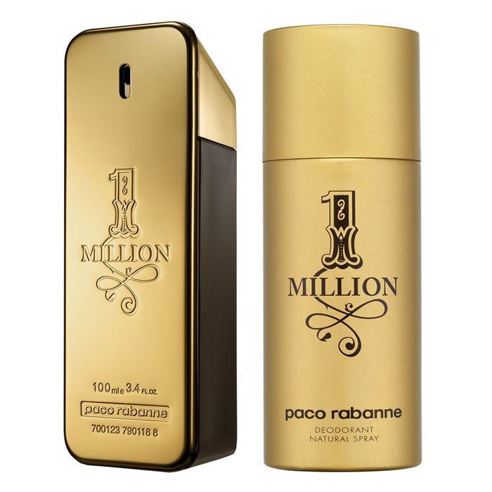 Paco Rabanne 1 Million Eau De Toilette Spray 100ml Set 2 Pieces 2019 - PerfumezDirect®
