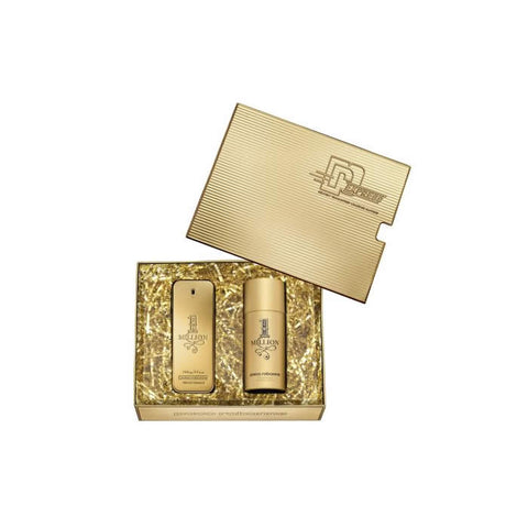 Paco Rabanne 1 Million Eau De Toilette Spray 100ml Set 2 Pieces 2019 - PerfumezDirect®