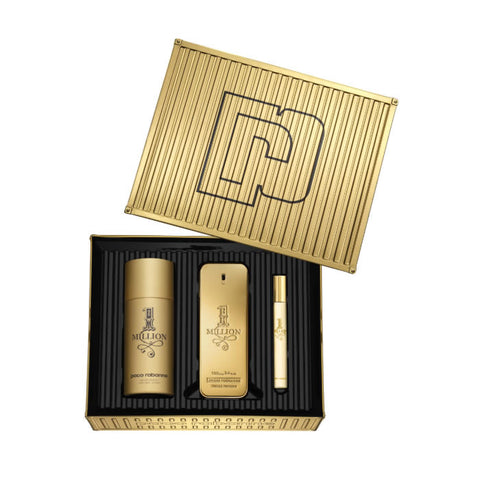 Paco Rabanne 1 Million Edt 100ml Perfume Men One Million Gift Set New - PerfumezDirect®